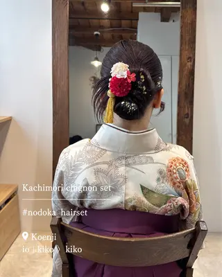 ロング ヘアアレンジ お呼ばれセット🕊️ 高円寺/太田和のヘアスタイル