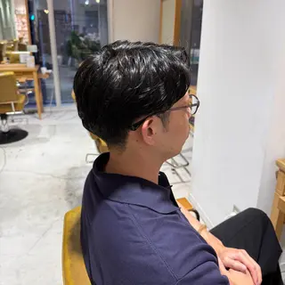 パーマ メンズ 柳樂 響のヘアスタイル