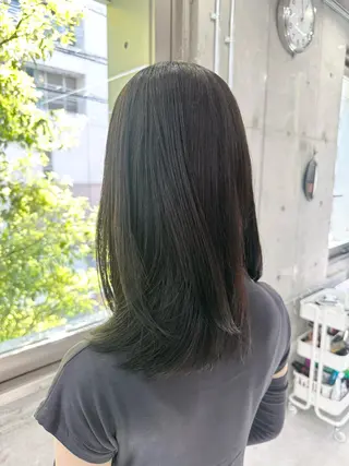 ミディアム カラー MAI/髪質改善/ 幹細胞トリートメントのヘアスタイル