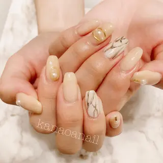 ネイル 地爪育成💅 kanaoanailのネイルデザイン