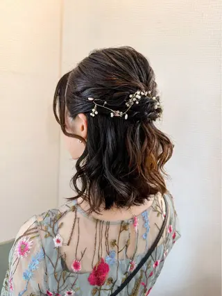 ヘアアレンジ hair make もりした ゆうのヘアスタイル