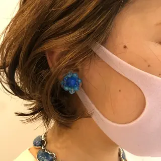 ショート やまさきえりこ ニュアンスパーマのヘアスタイル