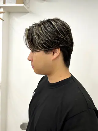 ショート カラー パーマ ヘアアレンジ メンズ 💎髪質改善特化💎 RUITOのヘアスタイル