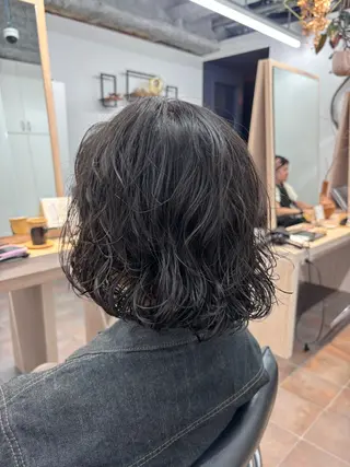 ショート パーマ レイヤーパーマ/ かどたはるなのヘアスタイル
