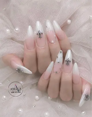 ネイル ANGILA ネイル¨̮S*Y*Kのネイルデザイン