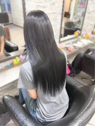 ロング ハイトーンエクステ 🎩カズキ🎩のヘアスタイル