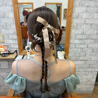 ロング ヘアアレンジ KAREN🕊️ 大宮美容室のヘアスタイル