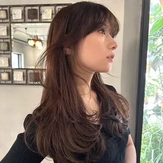 ロング カラー 💫艶ハイトーン×髪 質改善💫リュウトのヘアスタイル