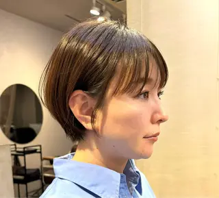 ショート 野口 咲愛のヘアスタイル
