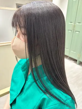 セミロング カラー 健太郎 髪質改善/透明感のヘアスタイル