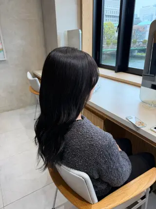 ロング カラー 村田 未来のヘアスタイル