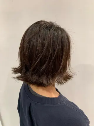 ミディアム カラー 大関 はるかのヘアスタイル