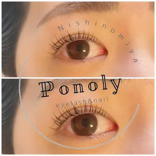 マツエク・マツパ eyelash Ponolyのマツエク・マツパデザイン