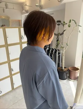 ショート カラー 💐レイヤー/透明感 カラー💐智口彩香のヘアスタイル