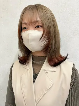 ミディアム カラー メンズ特化 タメイシのヘアスタイル