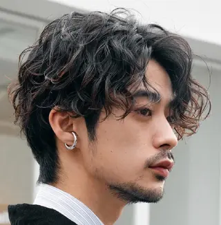 パーマ メンズ 仙台波巻きパーマ/ fifth/遠藤楓雅のヘアスタイル