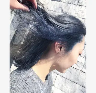 ミディアム カラー 【育休中】EARTH 荒井店HARUNAのヘアスタイル