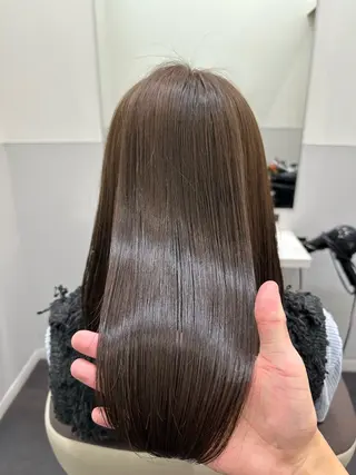 セミロング カラー 【美髪矯正 /髪質改善】RINのヘアスタイル