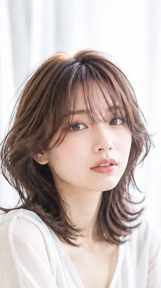ミディアム カラー Garden 浅草蔵前のヘアスタイル