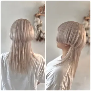 セミロング カラー Style Tのヘアスタイル