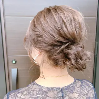 ヘアアレンジ Feather MAIのマツエク・マツパデザイン