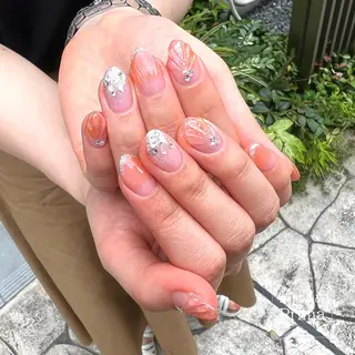 ミディアム ネイル SalonPrima 西院Nail&Eyeのネイルデザイン