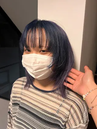 ミディアム カラー ヘアアレンジ RINKA.まつパ/ LED可/マツエクのマツエク・マツパデザイン