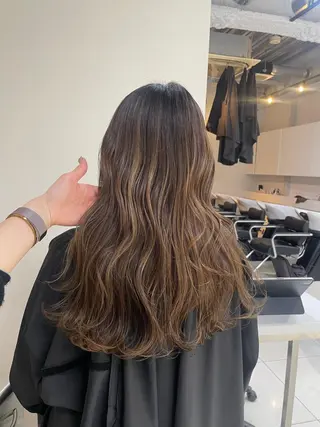 ロング カラー パーマ ヘアアレンジ 💗無料カットモデル 募集中yu-ki💗のヘアスタイル