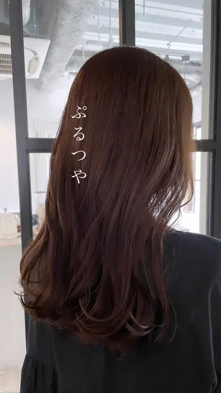ロング カラー ヘアアレンジ REONA🪽✨薬院 レイヤーカット🫧のヘアスタイル