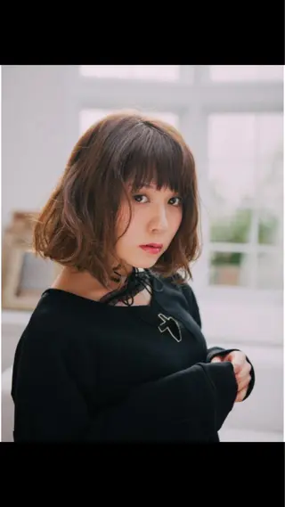 ミディアム カラー パーマ ヘアアレンジ M字・前髪割れ 改善メンズ特化/栢沼のヘアスタイル