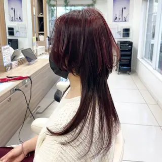 ロング 藤原 亜美🤍のヘアスタイル