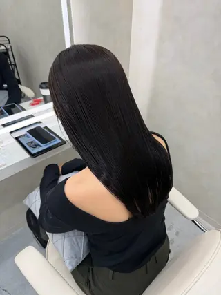 セミロング RINNA /新宿美容師のヘアスタイル