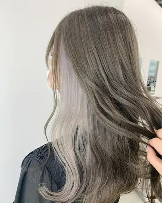 セミロング 山田 絵里菜のヘアスタイル