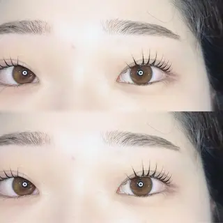 マツエク・マツパ Runon 堀内💗パリジェンヌのマツエク・マツパデザイン