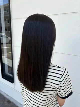 ロング 田中 希のヘアスタイル
