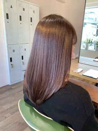 ミディアム カラー 渡邊 陽大のヘアスタイル