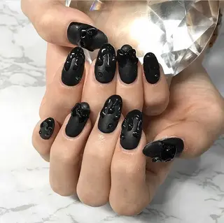 ネイル 渋谷／チップ長さ出し 👑アプレgel-xのネイルデザイン