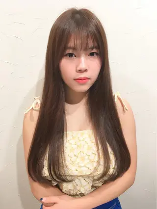 ロング カラー 柔らか垢抜けｶﾗｰと ｶｯﾄ🫧ASUKAのヘアスタイル
