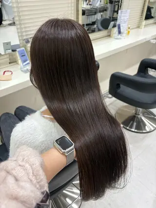 ミディアム カラー ヘアアレンジ 💟RINNA 艶カラー💟のヘアスタイル