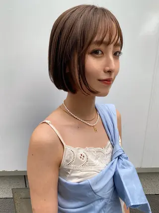 ショート カラー -福岡博多筑紫口- 大津成美のヘアスタイル