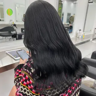 ロング カラー ヘアアレンジ 縮毛矯正/髪質改善/ ブリーチ毛/木元渓太のヘアスタイル