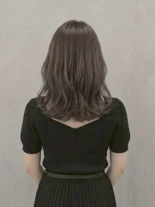 セミロング 🫧透明感カラー /艶髪すなお🧸のヘアスタイル