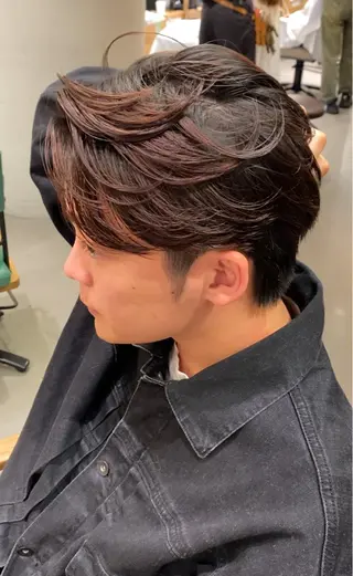 ショート パーマ メンズ unopulir 景山 凌のヘアスタイル