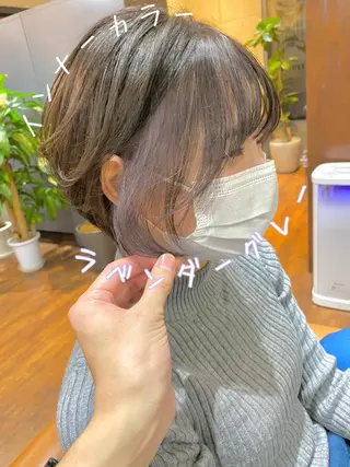 ショート カラー 増山 大起のヘアスタイル
