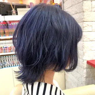 ミディアム カラー 櫻井 なんなのヘアスタイル