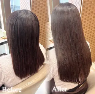 ロング 横浜シールエクステ 韓国エクステみさきのヘアスタイル