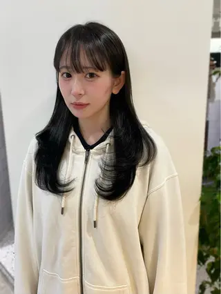 カラー RISAKO レイヤーカット🎀のヘアスタイル