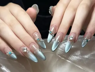 ネイル By moonネイル 🌷ワンホン/韓国風のネイルデザイン