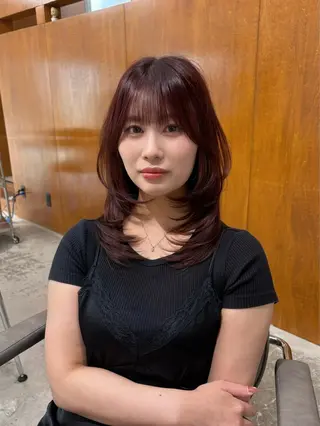 ミディアム 垢抜けレイヤー✂️ RYOTAのヘアスタイル