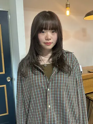 セミロング NAGISA髪質改善 &透明感カラー🪞のヘアスタイル